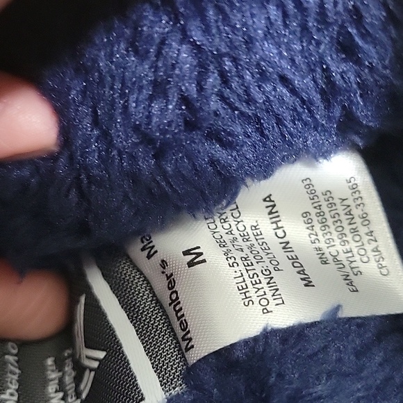 Members Marks Kids Blue and Orange Knit Hat and Glove Set Medium NWT - Picture 3 of 4